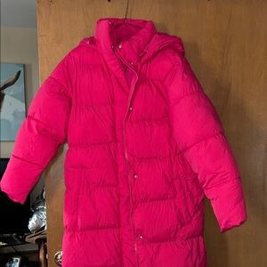A New Day Bright Pink adult women’s Puffer Coat